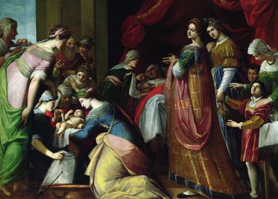 The Birth of the Virgin by Jacopo Ligozzi